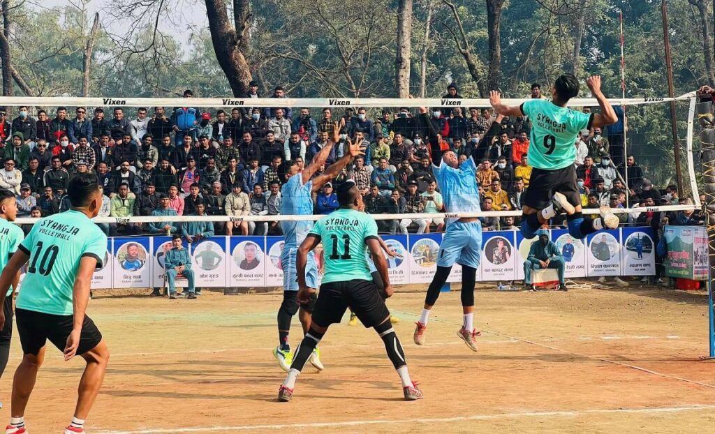 आठौं मणिमुकुन्द रनिङशिल्ड भलिबलको फाइनलमा स्याङजा र नवलपुर भिड्ने