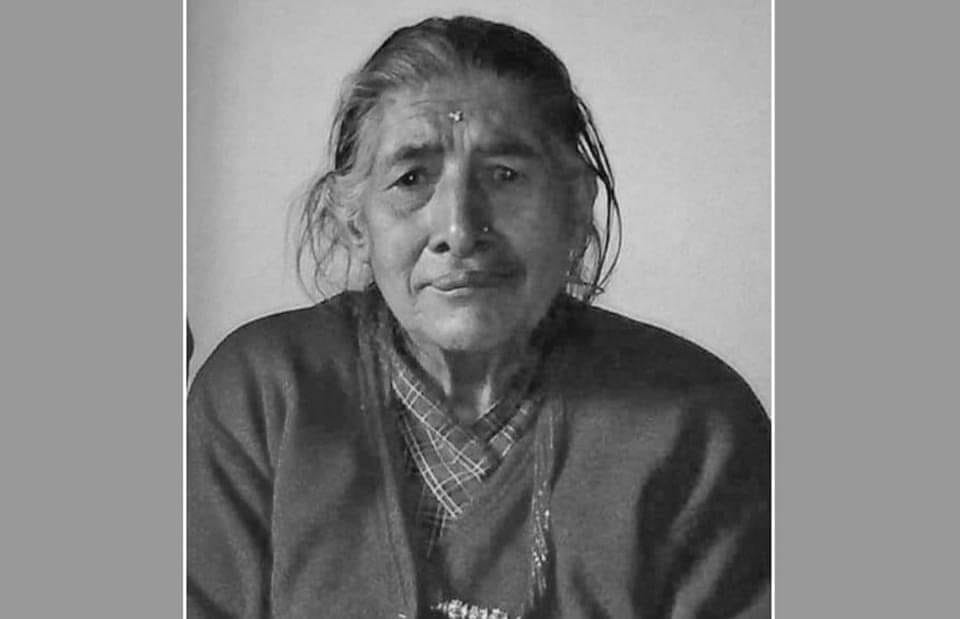 रहिनन् सांसद डा. चन्द्र भण्डारीकी आमा हरिकला