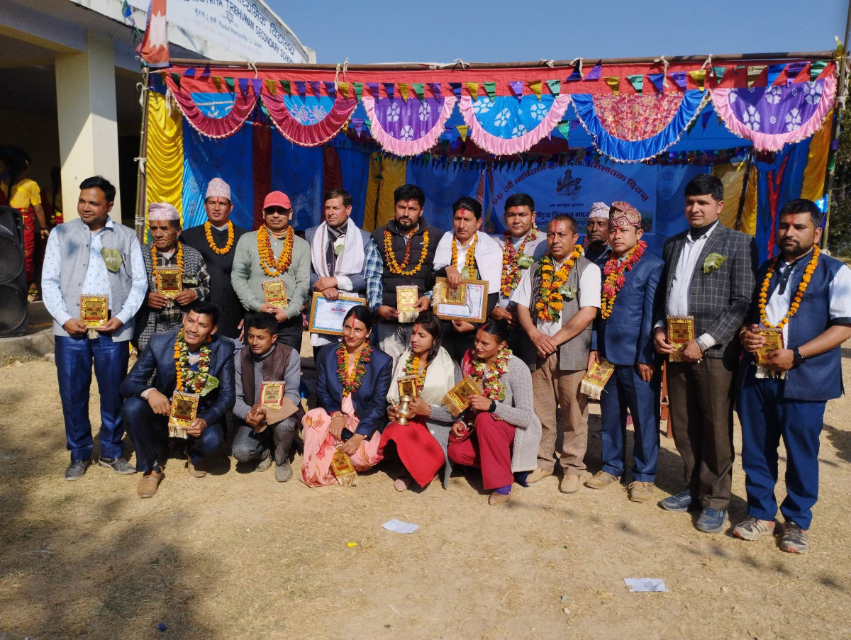 नेपाल राष्ट्रिय त्रिभुवन माध्यमिक विद्यालयको वार्षिकोत्सव सम्पन्न