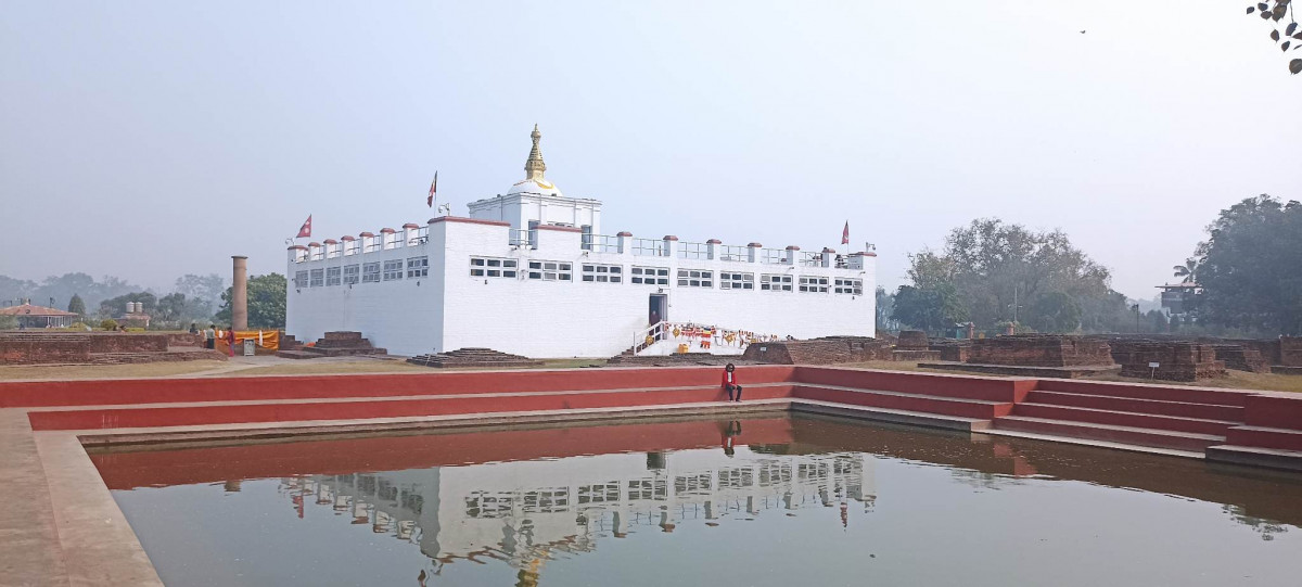 ६० लाख लगानीमा मायादेवी मन्दिरमा फेरियो नयाँ गजुर 