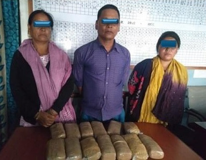 बुटवलमा  १४ किलो चरेशसहित तीनजना पक्राउ