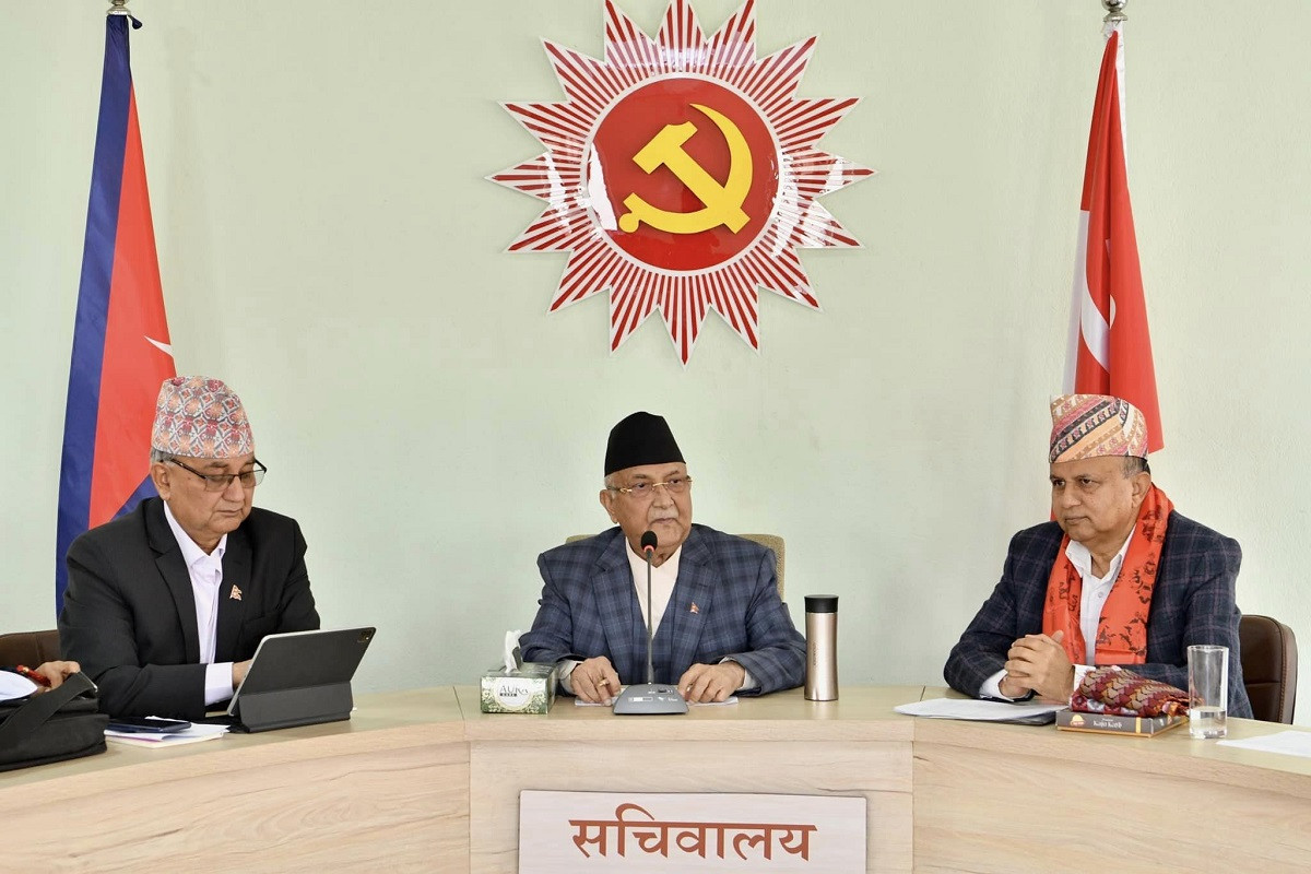 ‘प्रचण्ड’ नेतृत्वको सरकारबाट बाहिरिने एमालेको निर्णय