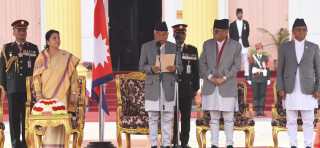 राष्ट्रपति रामचन्द्र पौडेलले लिए पद तथा गोपनीयताको शपथ