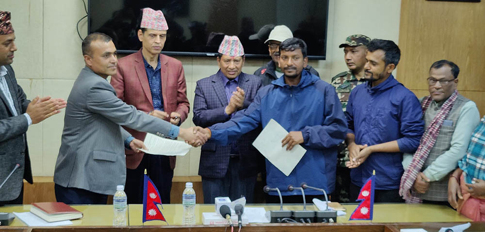 मिटरब्याज पीडित र सरकारी वार्ता टोलीबीच पाँच बुँदे सहमति