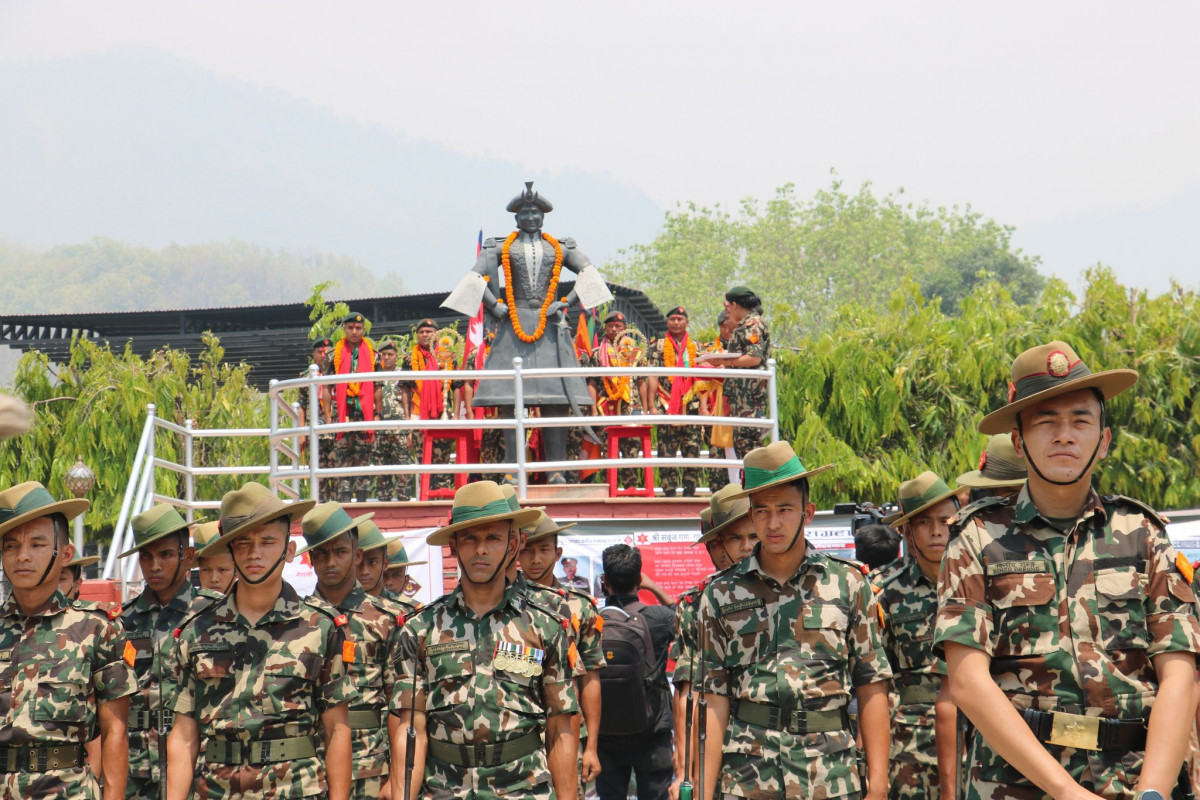 नेपाली सेनाको गोरखा–जितगढी पदयात्रा बुटवलमा समापन (फाेटाेफिचर)
