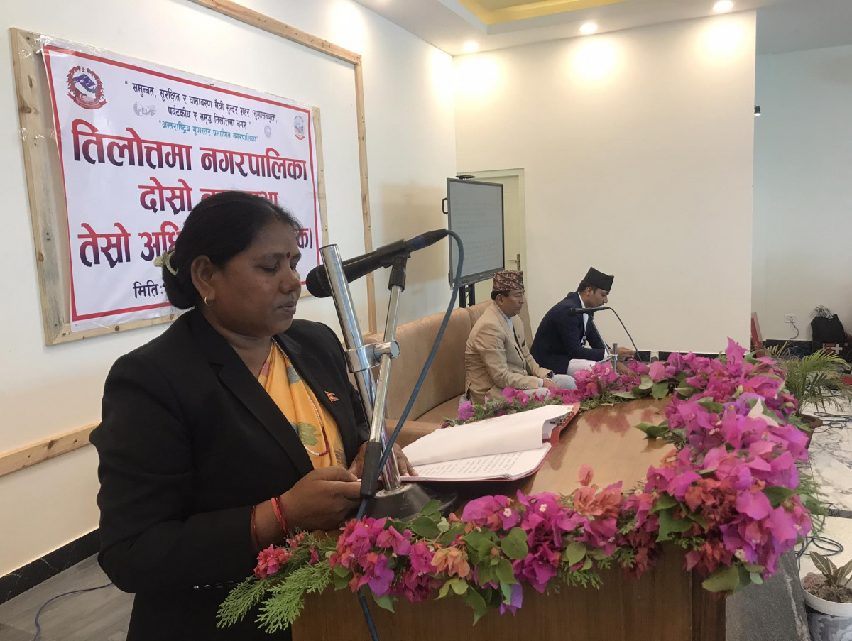 तिलोत्तमाको बजेट : २ अर्ब ७३ करोड ८४ लाख रुपैंयाँ,पूँजीगत खर्च ६१.२१ प्रतिशत (पूर्णपाठ)