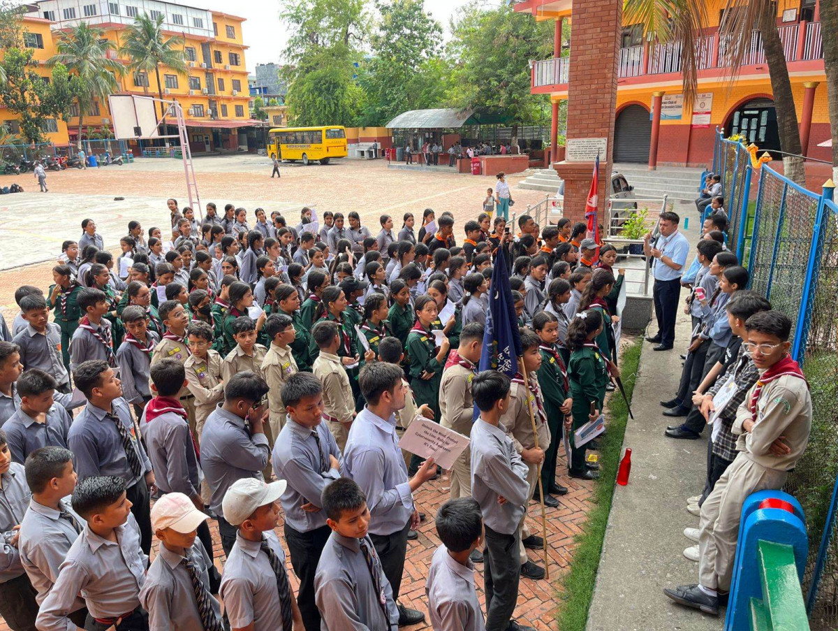 लियो क्लव अफ बुटवल न्यू होराइजनद्वारा जनचेतनामुलक र्याली