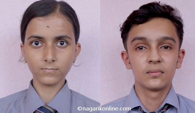 एसईई नतिजामा न्यू होराइजनका समिप र इशाले ल्याए ३.९५ जीपीए