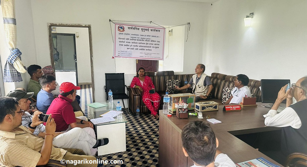 एकिकृत खानेपानी,ढल व्यवस्थापनका लागि राय संकलन गर्दै लुम्बिनी साँस्कृतिक नगरपालिका