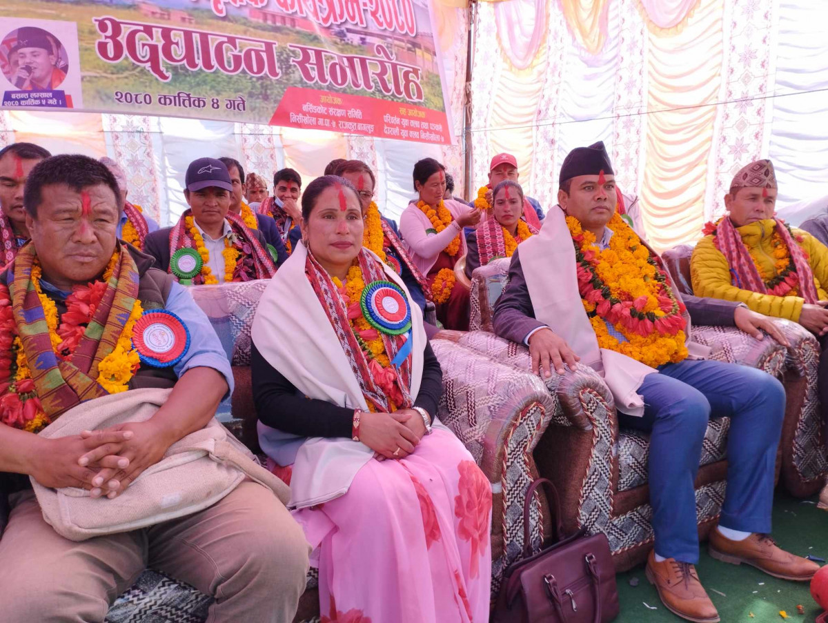 बागलुङ निसीखोला ७  नर्सिङकोटमा खेलकुद तथा  साँस्कृतिक कार्यक्रम उद्घाटन