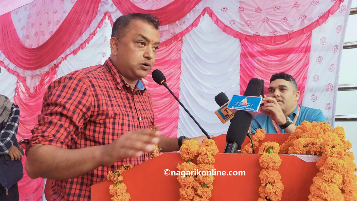 ८४ मा झुकेर नभई छाती फुलाएर भोट माग्न सक्ने गरी काम गर्नूस् : महामन्त्री गगन थापा
