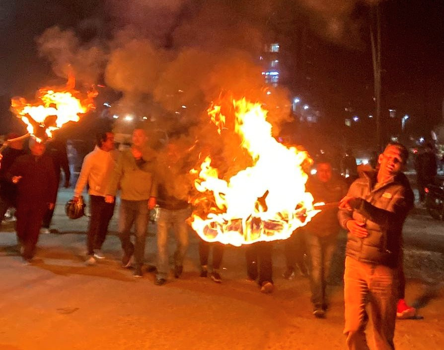 राप्रपा नेपालले गर्‍यो मन्त्री सुदन किरातीको पुत्ला दहन