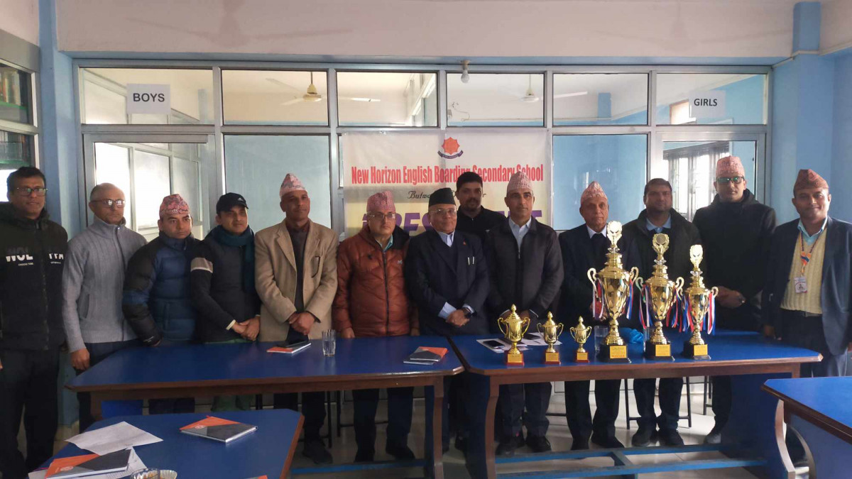 न्यु हाेराइजनले ३० औं संस्करणको प्रदेश स्तरीय हाजिरीजवाफ प्रतियोगिता गर्दै