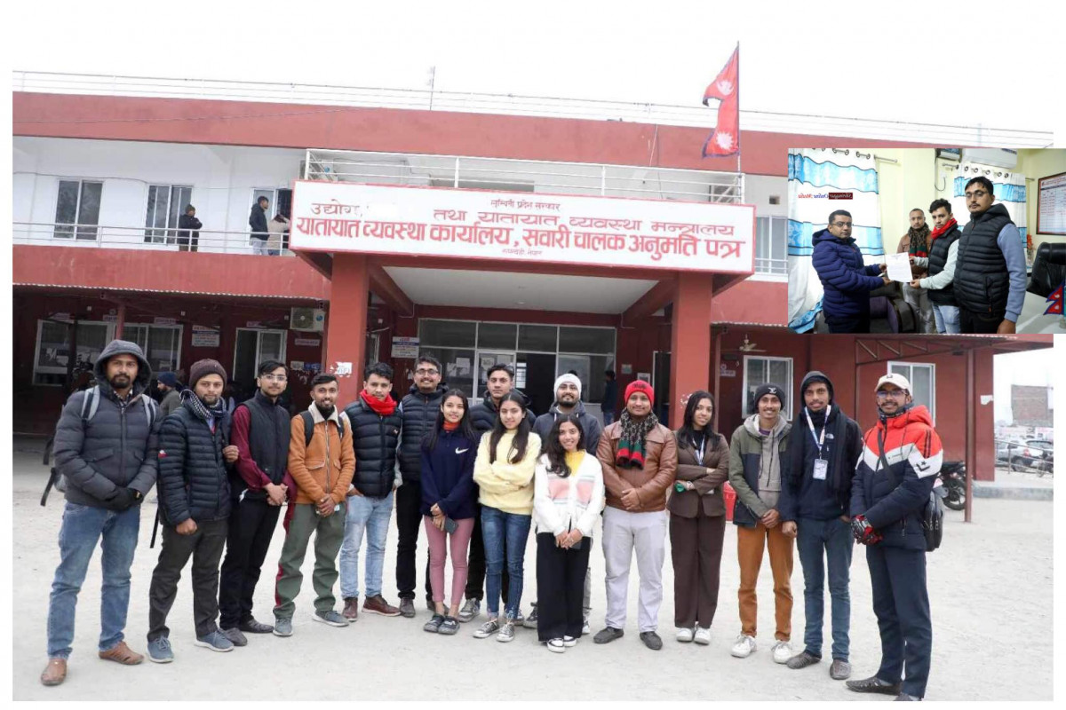 सवारी चालक लाइसेन्स वितरणमा अनियमितता रोक्न नमस्ते नेपालको दबाब