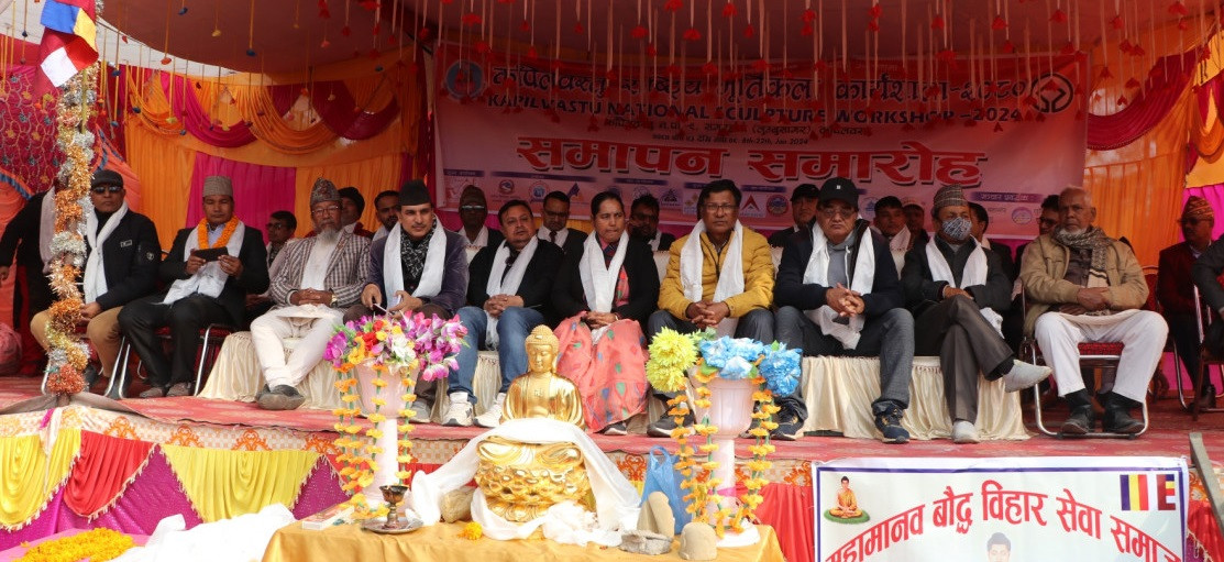 सगरहवा मूर्ति कार्यशाला सकियो,१८ वटा मूर्ति तयार 