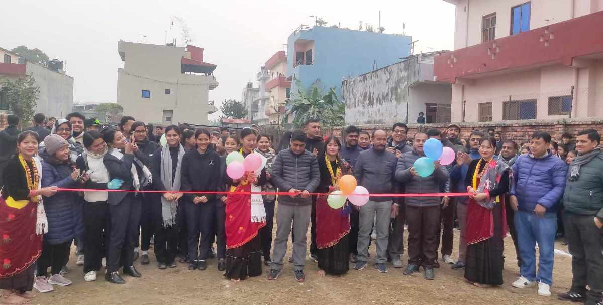तिलोत्तमाको  न्युलाइट कलेजमा खेल सप्ताह शुभारम्भ