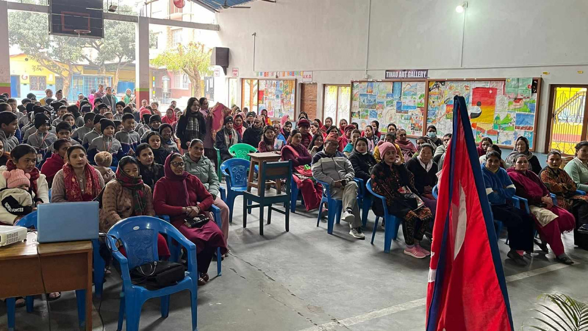 तिनाउ ईङ्लिस बोर्डिङ स्कुलमा अभिभावक ,शिक्षक तथा बिद्यार्थीकाबिचमा अन्तरक्रिया