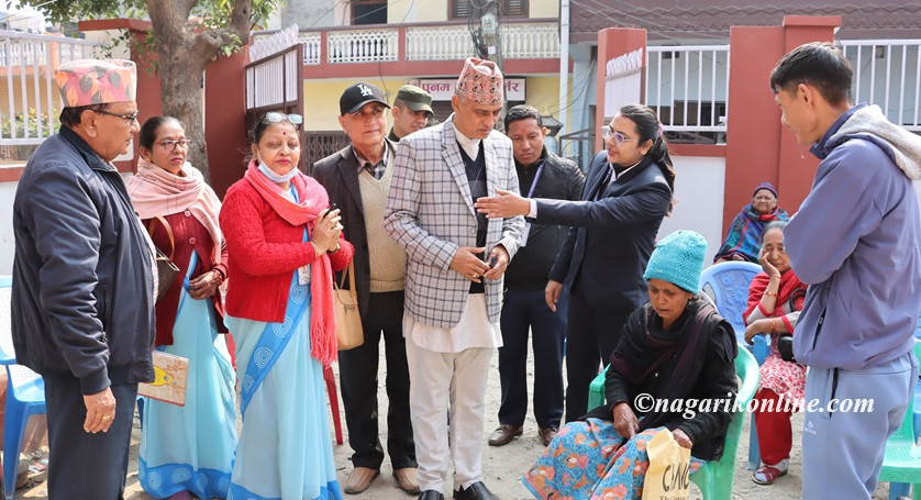 बा-आमासँग नगर प्रमुख कार्यक्रम : घरदैलोमै सेवा पाएपछि जेष्ठ नागरिकमा उत्साह