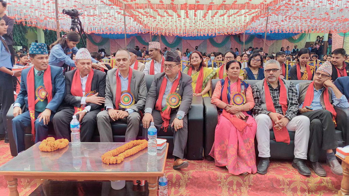 सिद्धार्थ गौतमबुद्ध क्याम्पसले मनायो ३२ औँ वार्षिकउत्सव,विभिन्न ब्याक्तिहरू सम्मानित