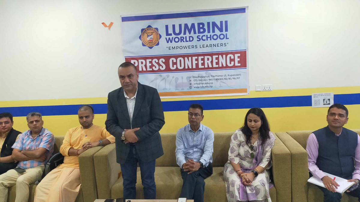 लुम्बिनी वल्ड स्कुलले असल अभिभाकवत्व र तनाव व्यवस्थापन तालिम दिने, धार्मिक गुरु प्रोफेसर पत्री प्रभु आउने