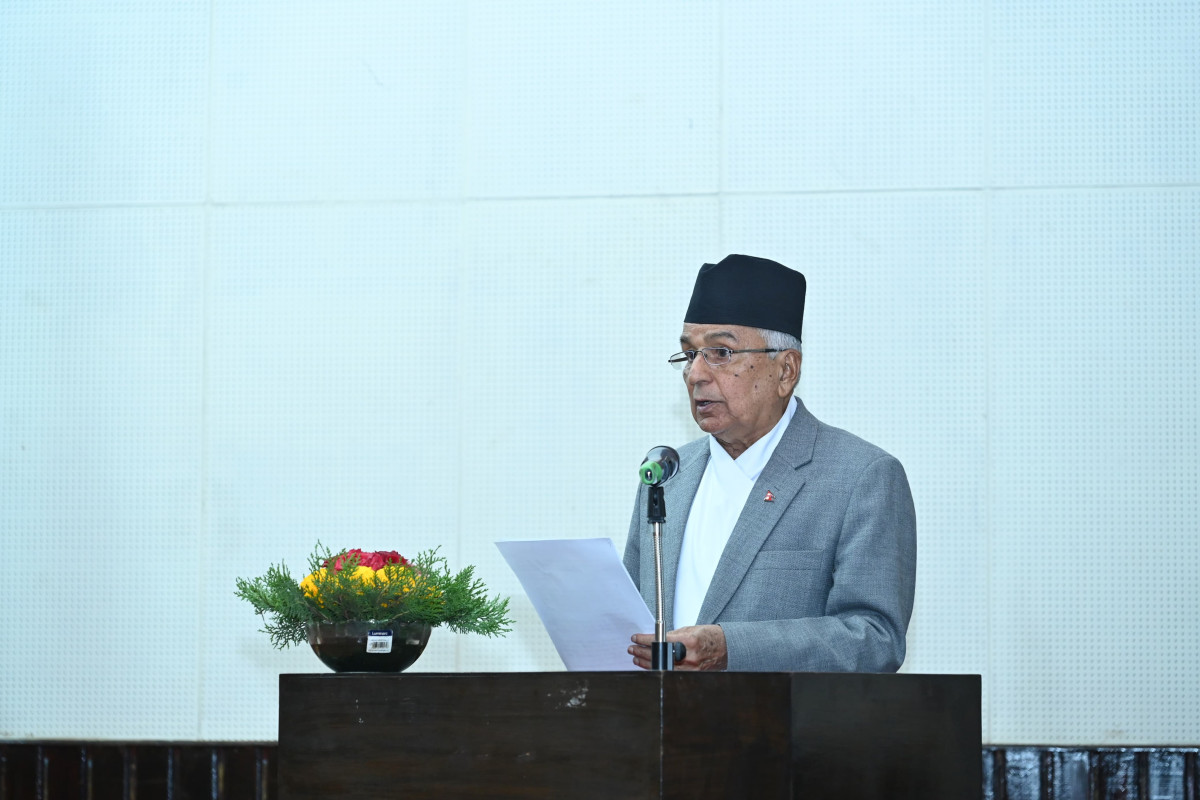 राष्ट्रपतिबाट संसद्को संयुक्त बैठकमा भाेलि नीति तथा कार्यक्रम प्रस्तुत हुने