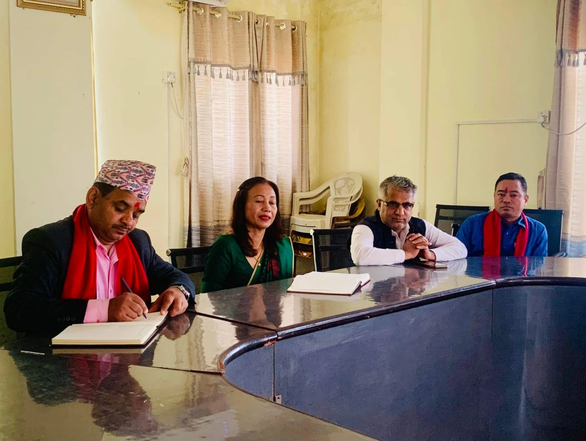 देवदह नगरपालिका र राष्ट्रिय आवास कम्पनीका प्रतिनिधिबीच छलफल
