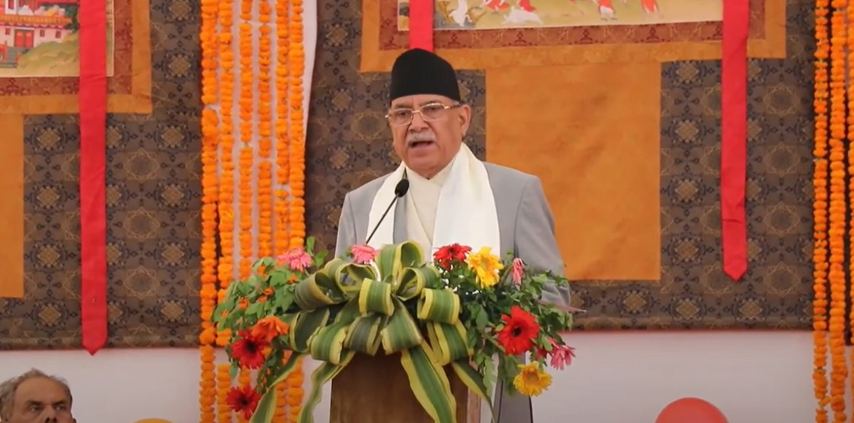 बुद्ध जन्मभूमिलाई विश्वशान्ति र धार्मिक पर्यटकको गन्तव्य बनाउँछौं : प्रधानमन्त्री प्रचण्ड