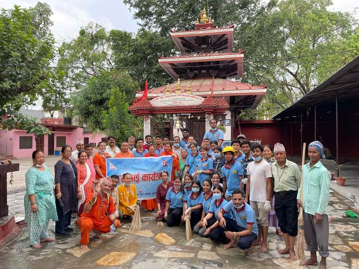 विश्व वातावरण दिवस : कालिका मन्दिरमा सरसफाई