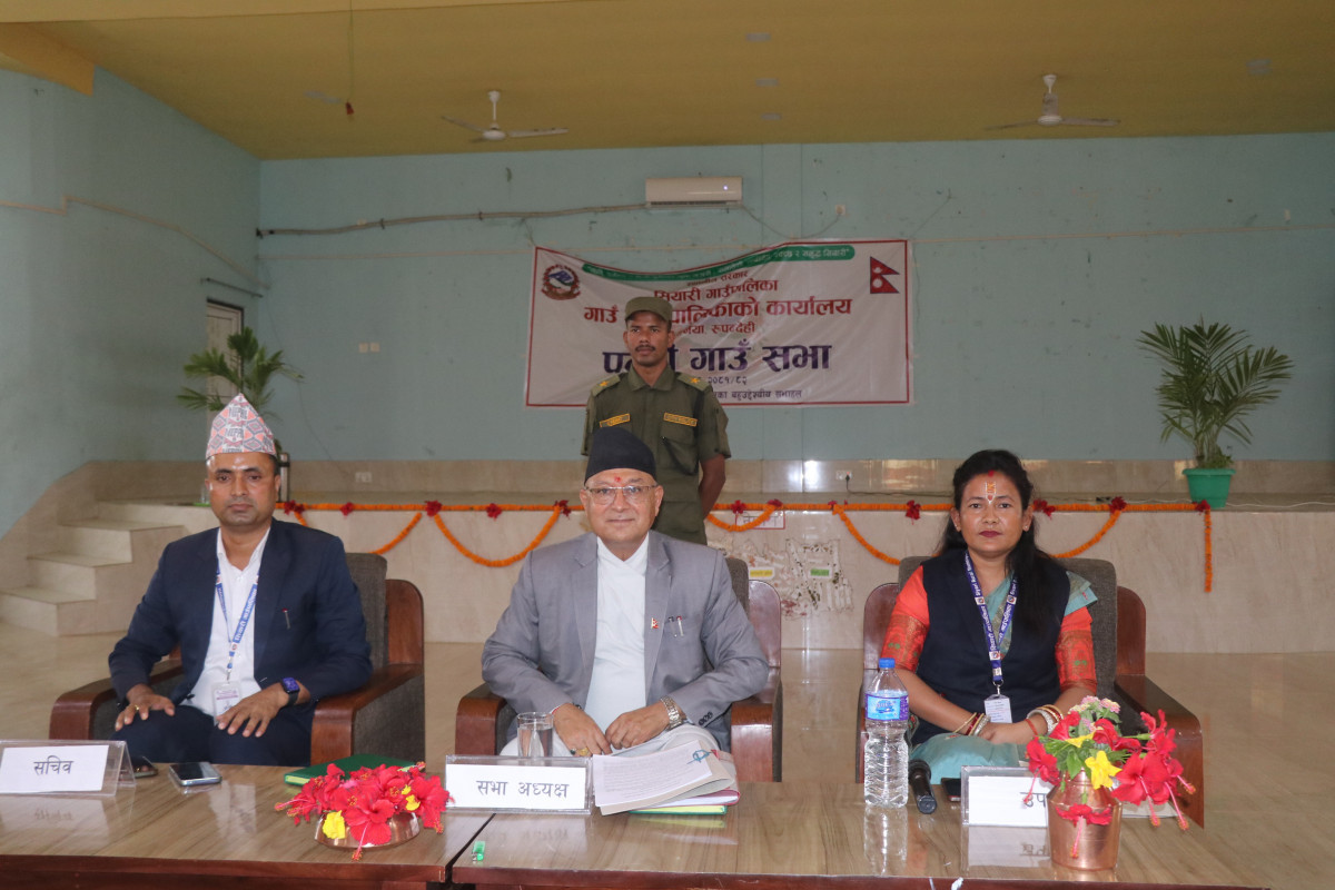 सियारीले ल्यायो नीति तथा कार्यक्रम : कृषि र पर्यटनलाई प्राथमिकतामा