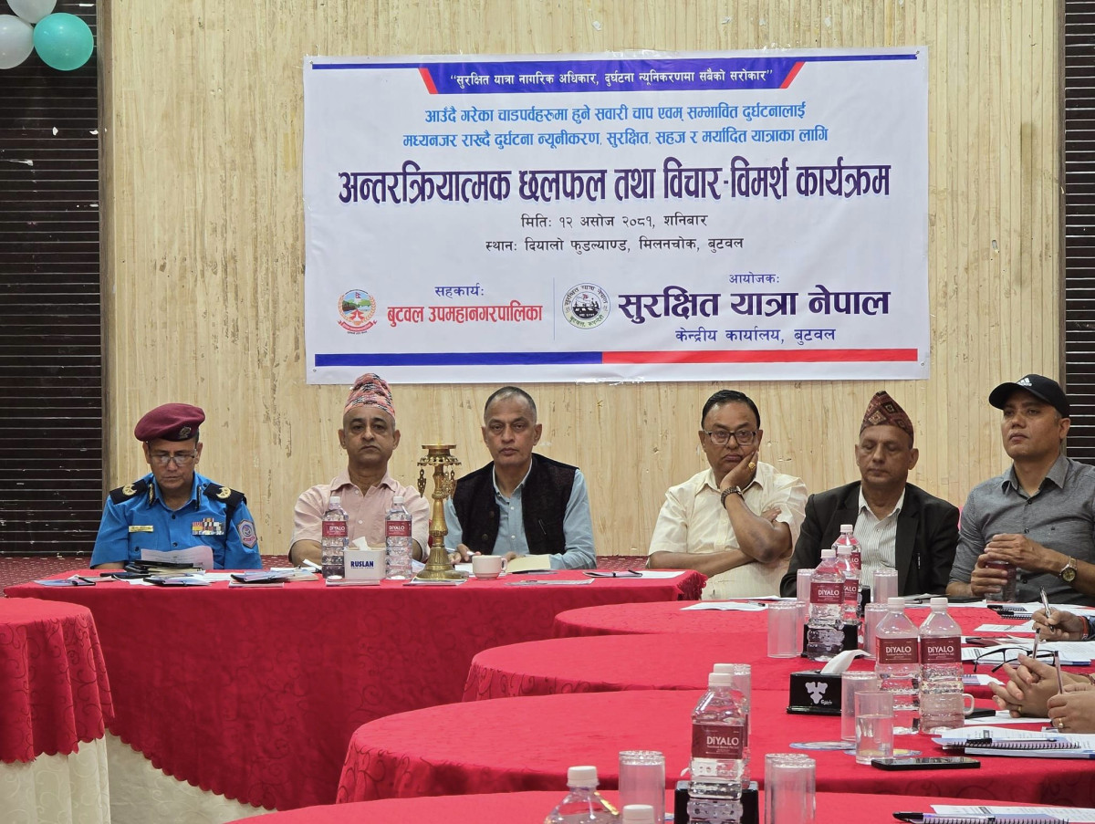 ‘छिटो गन्तव्यमा पुग्ने हतारो नै दुर्घटनाको मुख्य कारण’