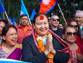 काठमाडौँ १६ को वडाध्यक्षमा रास्वपाकी रोजिना श्रेष्ठ विजयी