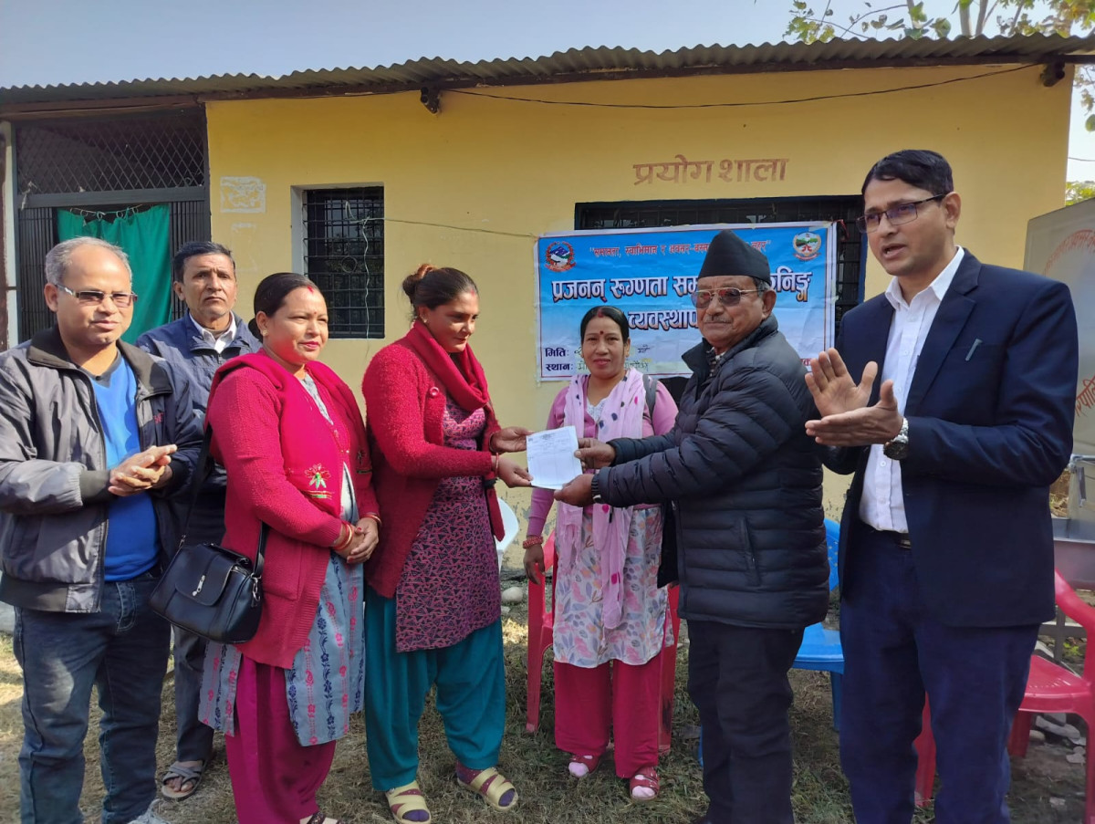 महिलालक्षित स्वास्थ्य शिबिरबाट ६ सय जनाले लिए  सेवा