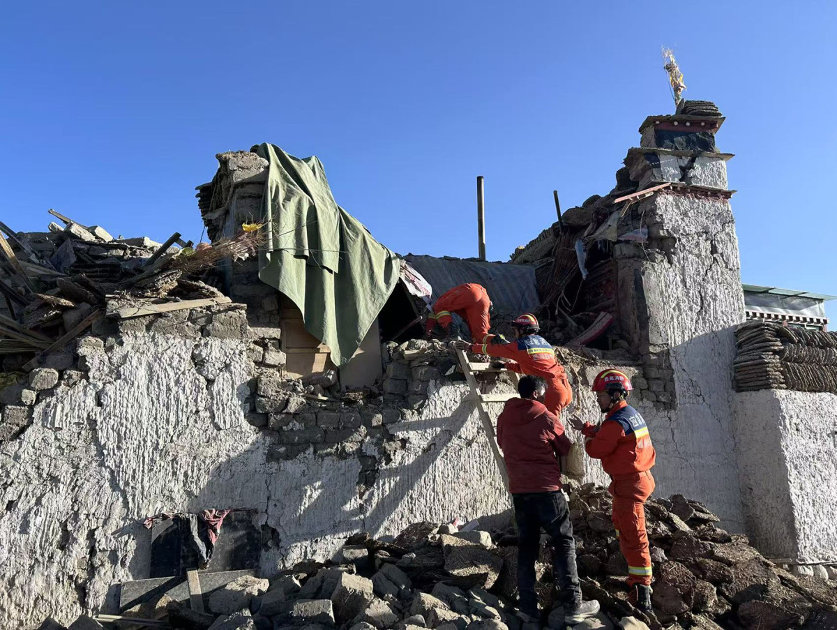 तिब्बत भूकम्प : मृत्यु हुनेको सङ्ख्या ९५ पुग्यो,१३० जना घाइते
