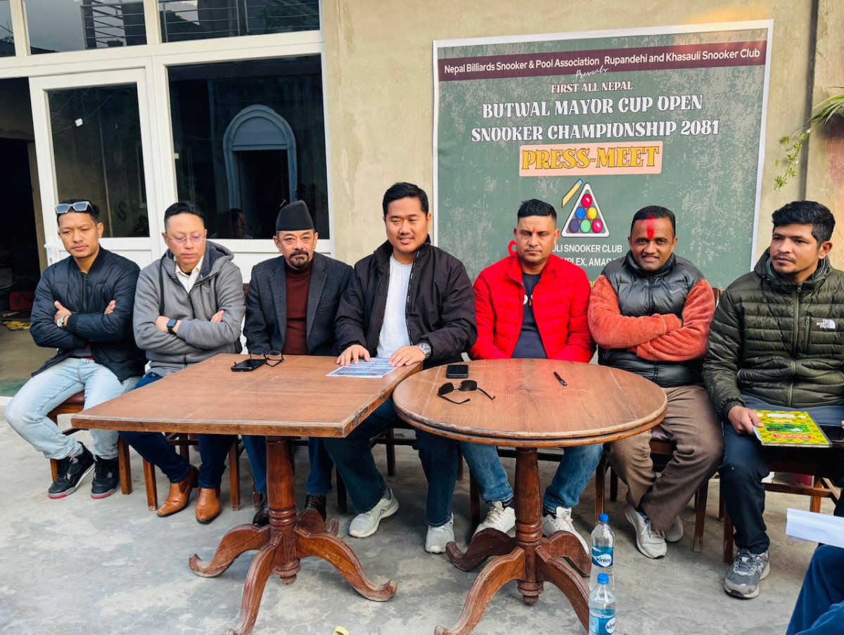 बुटवलमा फागुन दोस्रो हप्तादेखि ३ लाख ३ हजार राशीको स्नुकर प्रतियोगिता हुँदै