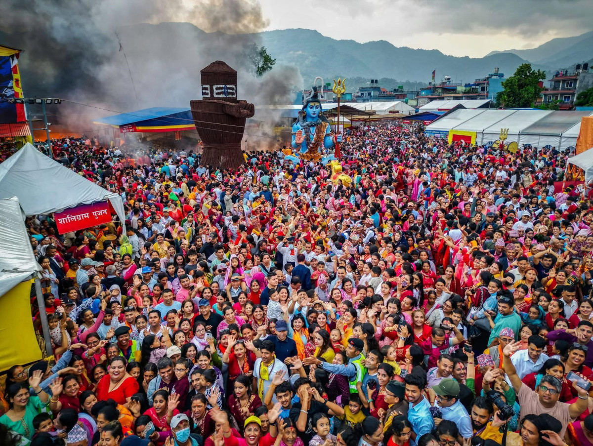 गण्डकी कोटीहोममा २१ करोड दीप प्रज्वलन,महायज्ञमा भक्तजनको घुइँचो