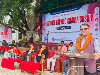 बुटवलमा १० औँ राष्ट्रिय हाप्किडो च्याम्पियनसीप सुरु,राखेप उपाध्यक्ष आचार्यले गरे उद्घाटन