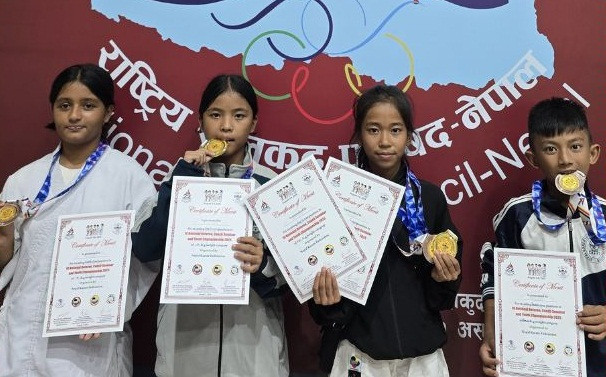 प्रथम युथ च्याम्पियनसीपमा रुपन्देहीका खेलाडीले जिते ५ वटा पदक