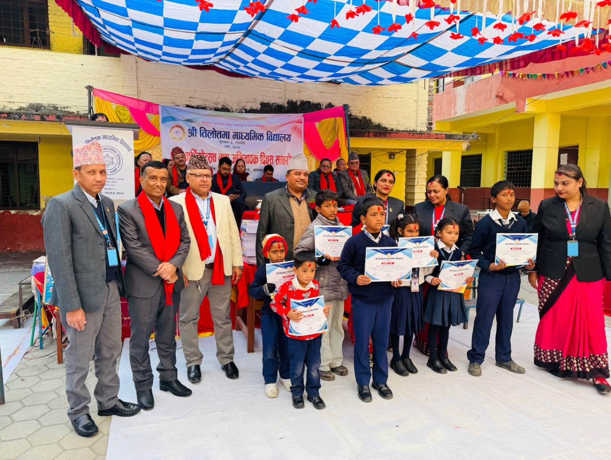 तिलोत्तमा माबिले मनायो ६२ औँ बार्षिकोत्सव तथा अभिभावक दिवस