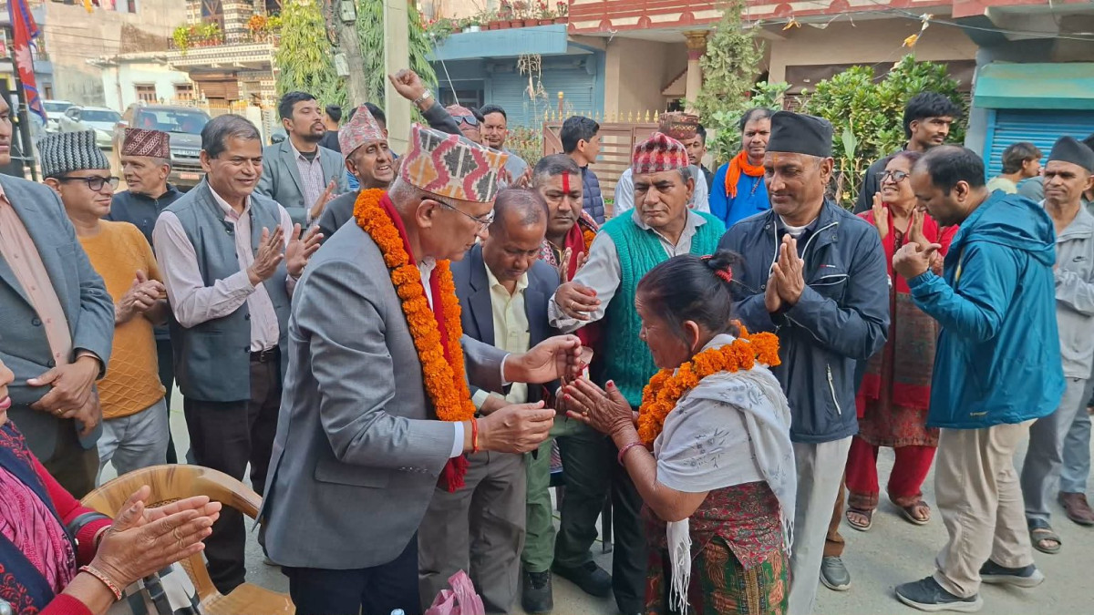 सैनामैनालाई व्यवस्थित, आधुनिक र सांस्कृतिक सहरका रूपमा विकास गर्छु : विष्णुप्रसाद पौडेल