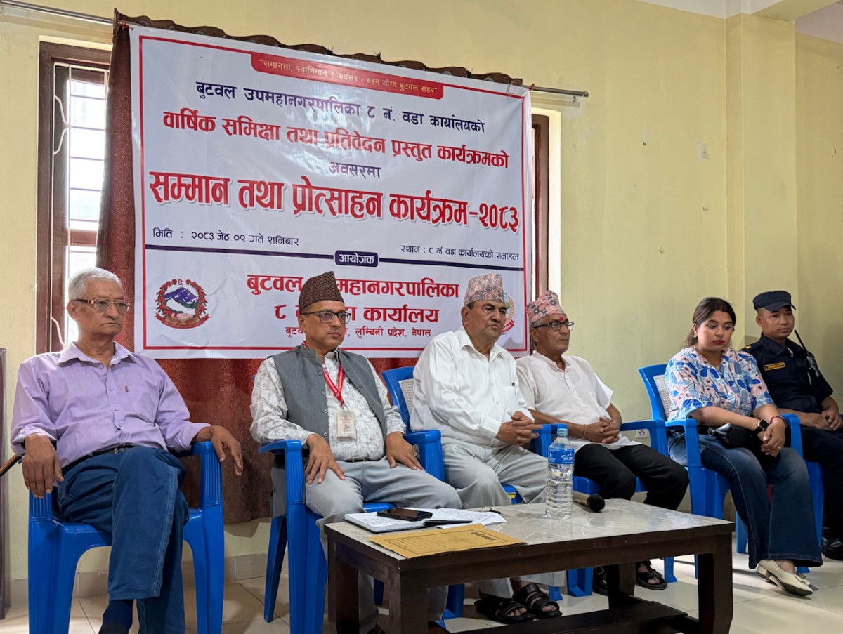 बुटवल ८ का वडाध्यक्ष पंगेनीको चार बर्षे काम : पूर्वाधार निर्माणदेखि १३ वटा ट्रान्सफर्मर जडानसम्म !