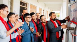 रोट्रयाक्ट  क्लब अफ बुटवल डाउनटाउनद्वारा पशुपति माविमा  वाटर डिस्ट्रीब्युसन सिस्टम हस्तान्तरण