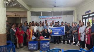 बुटवल अटो इन्जिनियरिङ एसोसिएसनको ३१ औँ स्थापना दिवसमा सरसफाइ तथा डस्टबिन वितरण
