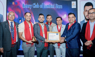 रोटरी क्लब अफ लुम्बिनी स्टार्सको पदस्थापन, अध्यक्षमा बालकृष्ण पोखरेल
