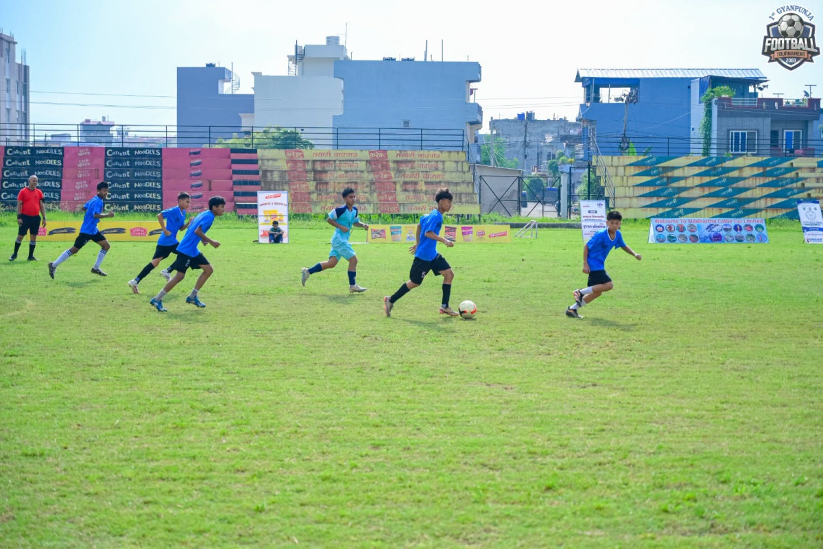 ज्ञानपुन्ज सेभेन ए साईड फुटबल: शुक्रबारदेखि दोस्रो चरणका खेल हुने