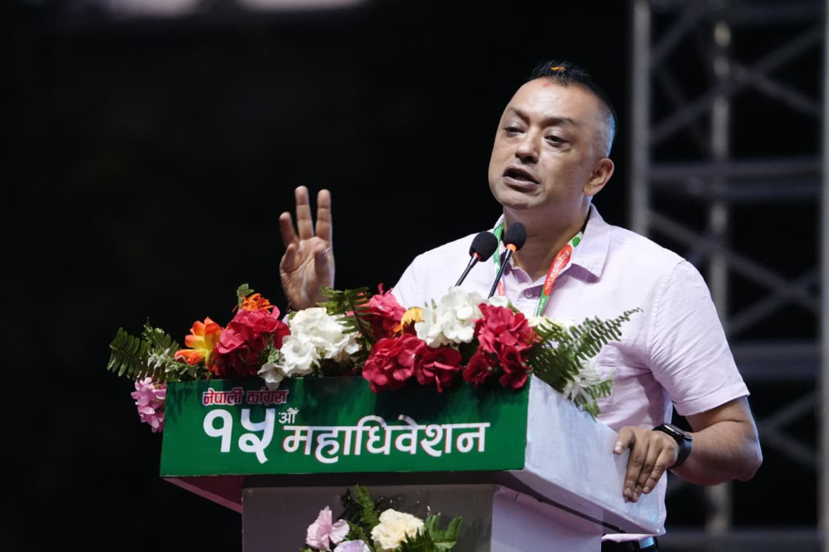 कांग्रेसको  १५औँ महाधिवेशनबाट सभापतिमा गगनकुमार थापा निर्वाचित,पाए ९३.८८ प्रतिशत मत